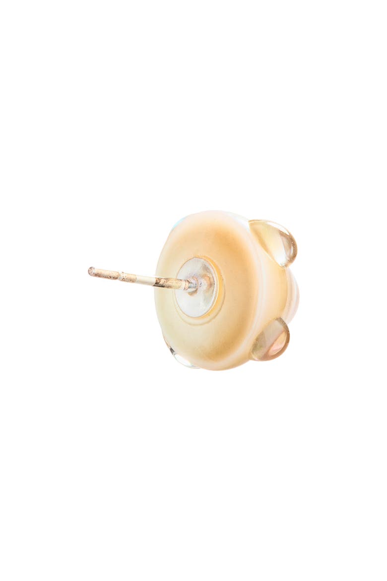 Atom Stud Earrings, Alternate, color, PEARL