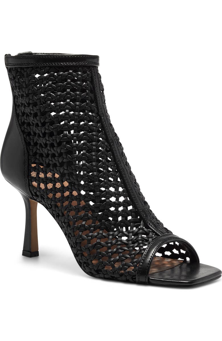 Vince Camuto Emalani Macramé Open Toe Bootie, Main, color,