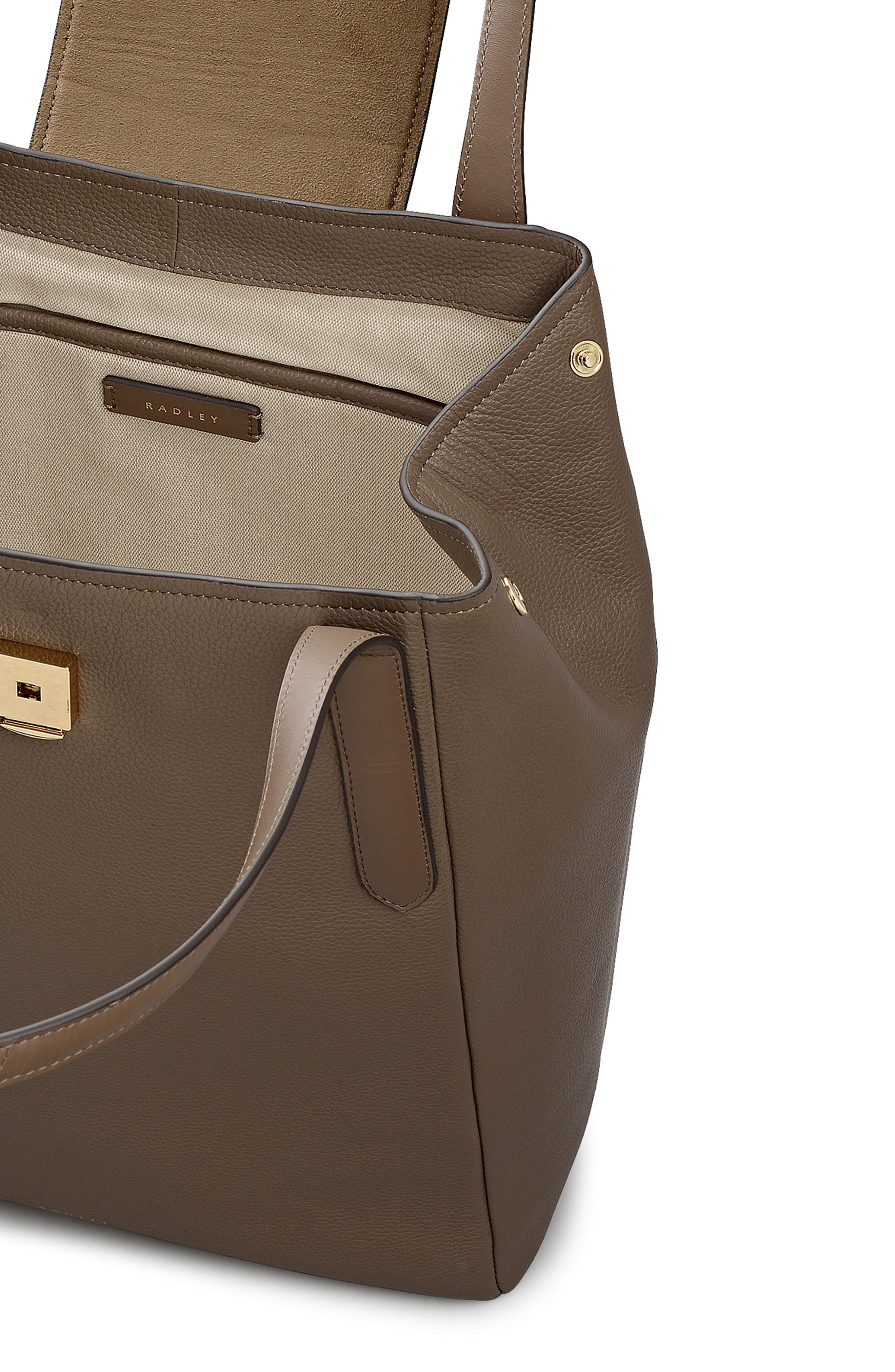 Radley Mayfair Lane Large Tote Bag, Alternate, color, Coffee