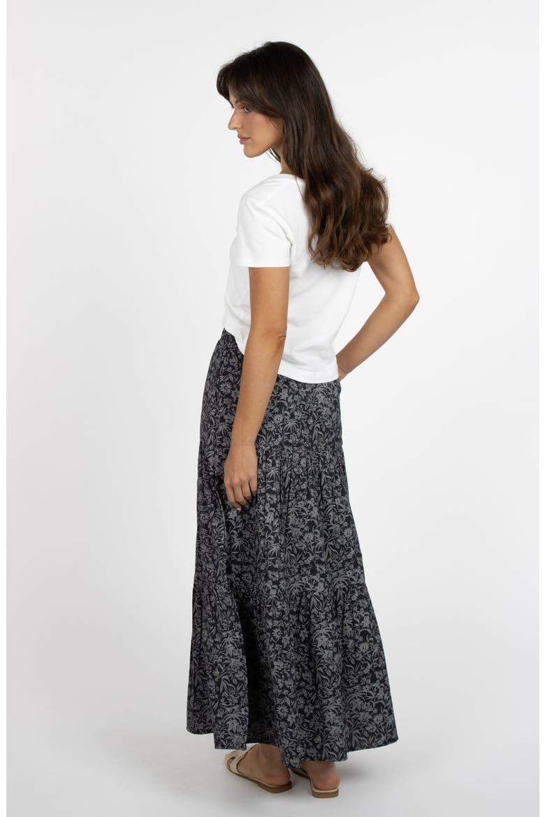 Meadows Skirt, Alternate, color, Midnight Botanical