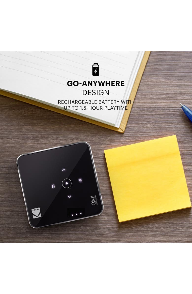 Kodak Luma 75 Ultra Mini Projector, Portable Pico Projector w/Built-in Speaker
HD Support, Alternate, color, Black