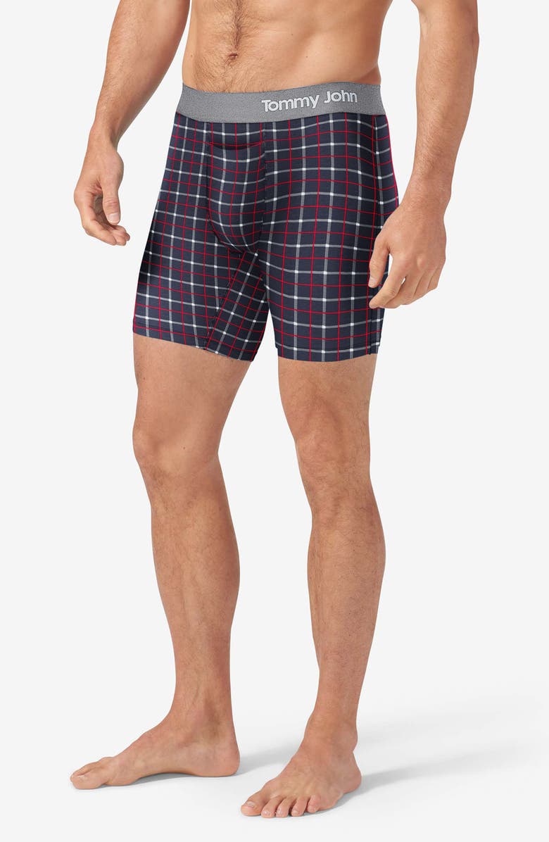 Tommy John Cool Cotton 8-Inch Boxer Briefs, Alternate, color, 