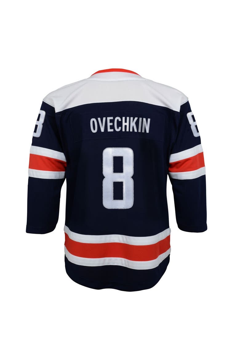 Youth Alexander Ovechkin Navy Washington Capitals 2020/21 Alternate Premier Player Jersey, Alternate, color, Navy