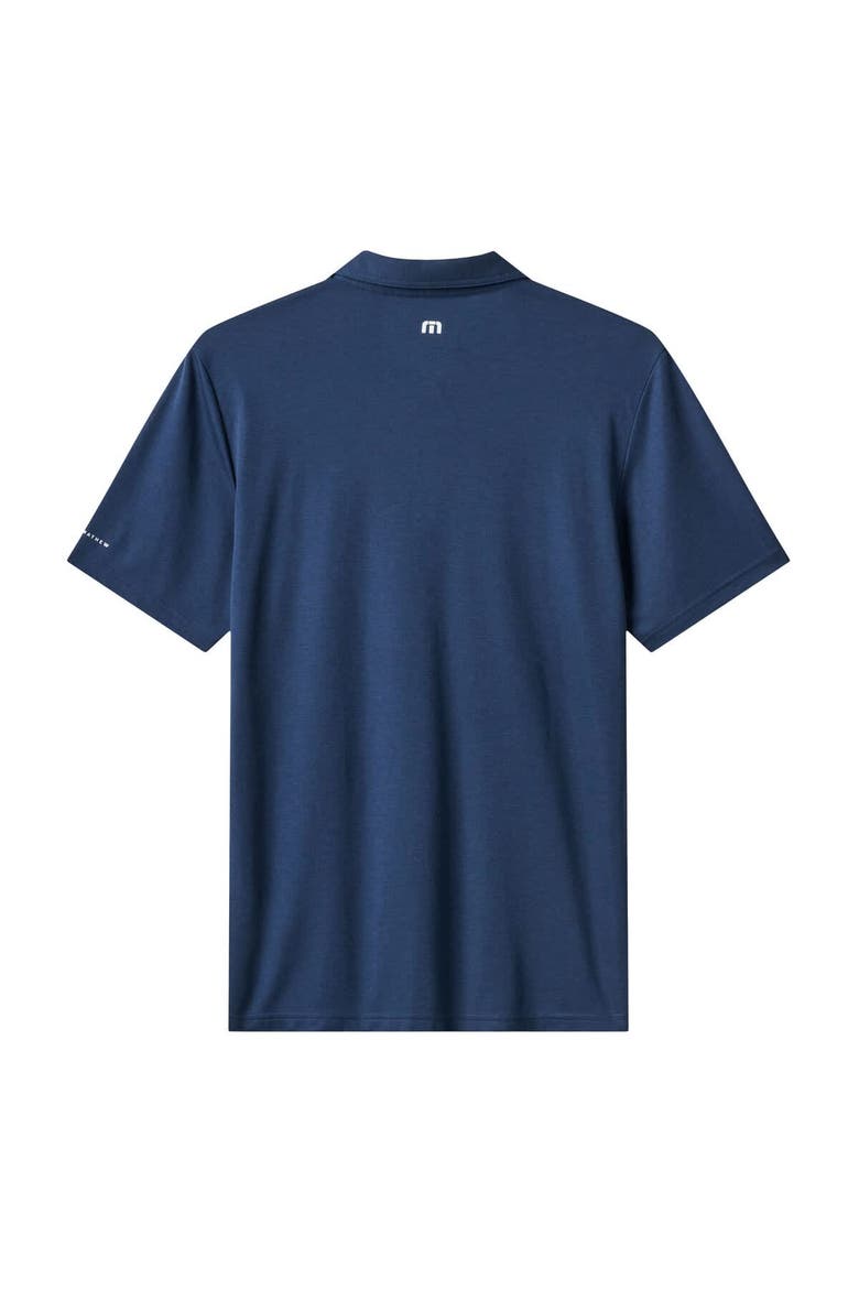 Men's TravisMathew Navy Washington Nationals Playoff Pitch Tri-Blend Polo, Alternate, color, Navy