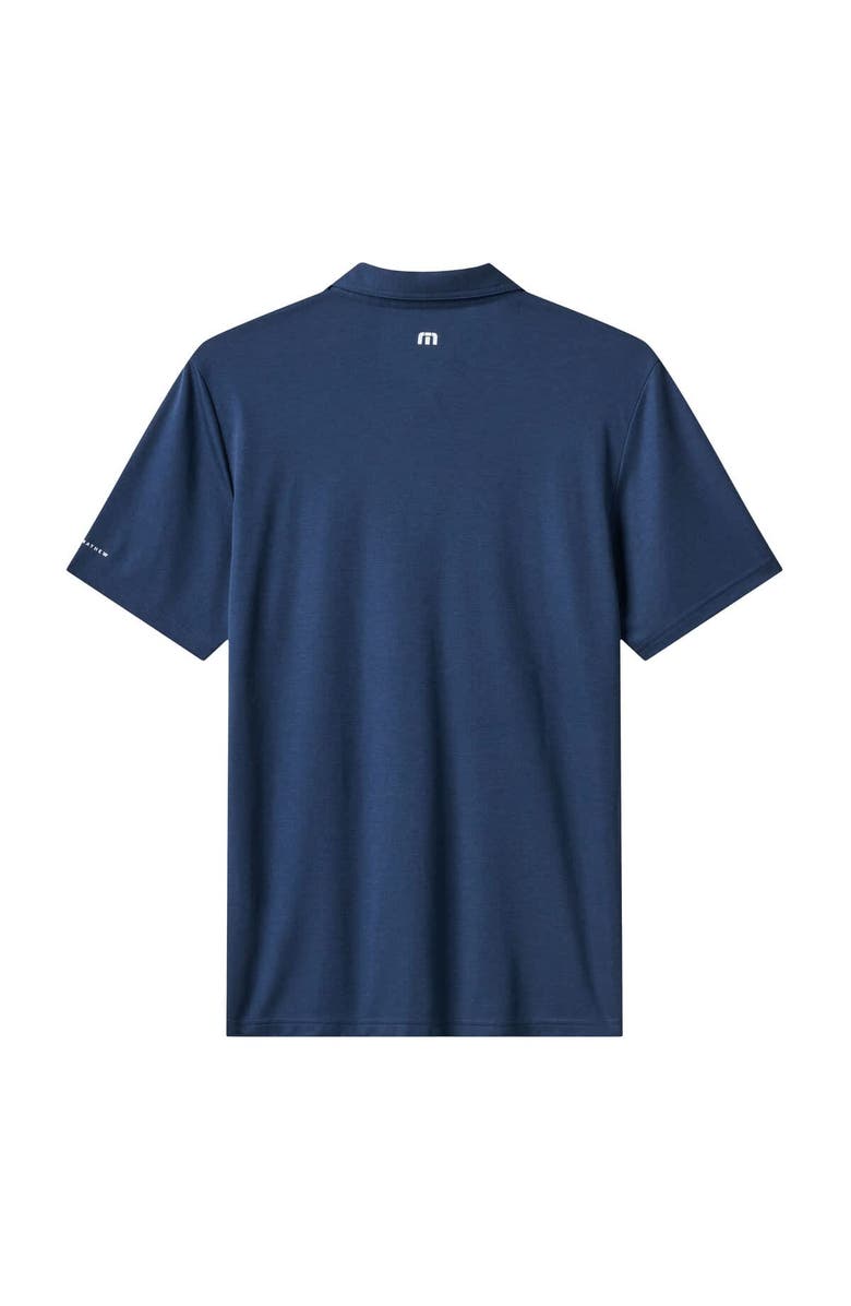 TravisMathew Men's TravisMathew Navy Washington Nationals Playoff Pitch Tri-Blend Polo, Alternate, color, Navy