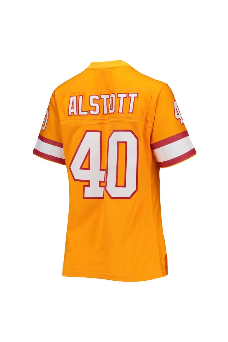 Women's Mitchell & Ness Mike Alstott Orange Tampa Bay Buccaneers Legacy Replica Player Jersey, Alternate, color, Orange