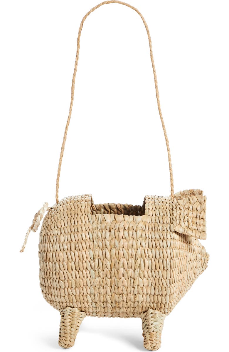 Cult Gaia The Babe Straw Bag, Main, color,