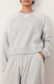 Marine Layer Cloud 9 Colorblock Crop Sweatshirt
