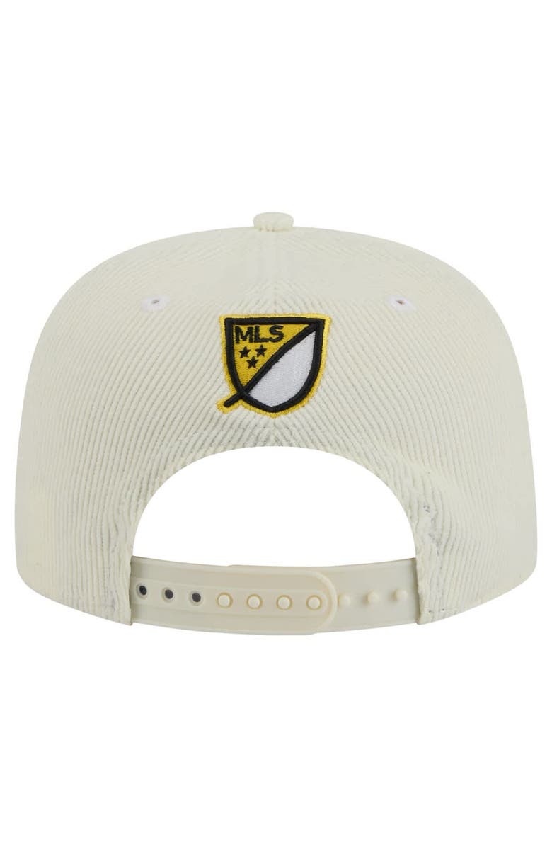 New Era Men's New Era  Cream Columbus Crew 2025 Kickoff Snapback Golfer Hat, Alternate, color, 