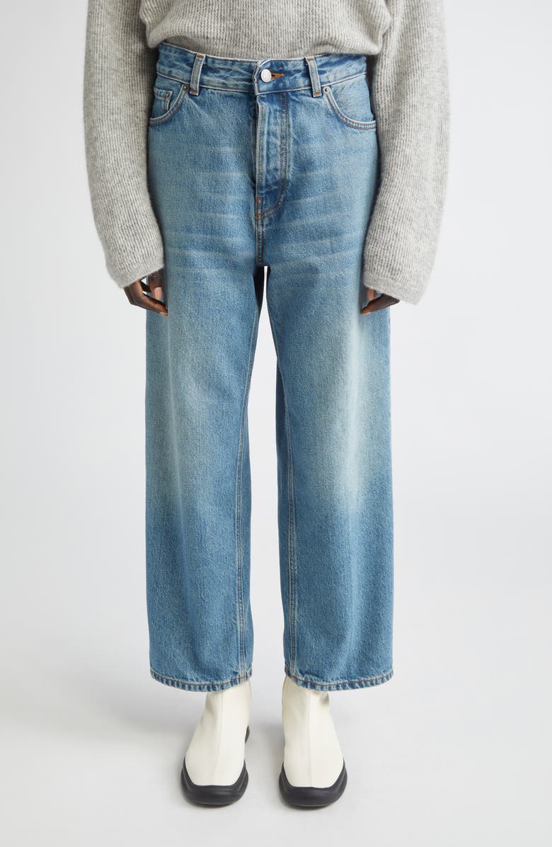 Haikure Betty Ankle Straight Leg Jeans, Main, color, Lagoon Wash