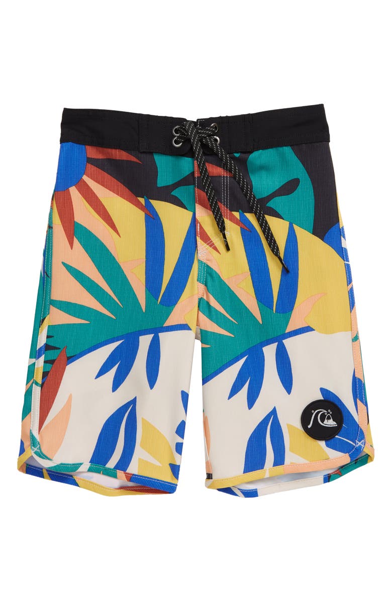 Quiksilver Highline Tropical Flow Board Shorts, Main, color,