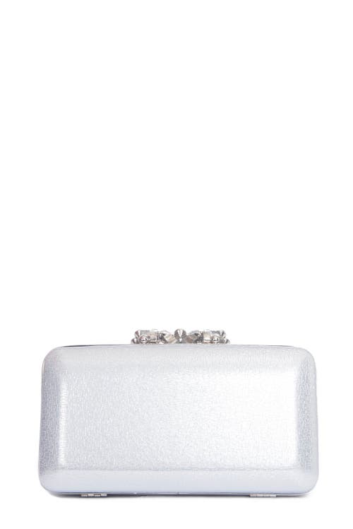 Lauren Lorraine Spring Clutch In Silver