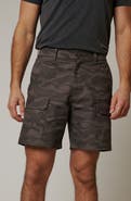 LEISURE LAB Ripstop Cargo Camo Shorts