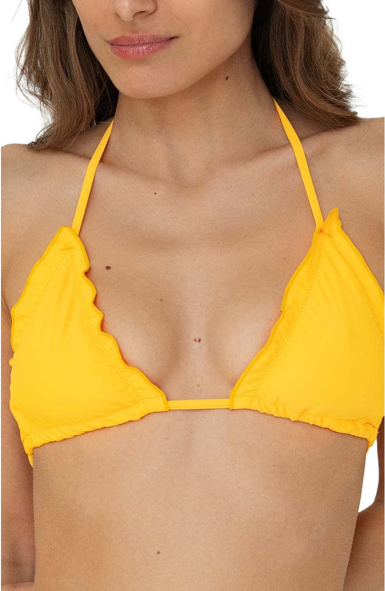 Bright Swimwear Maya Top, Alternate, color, Yellow