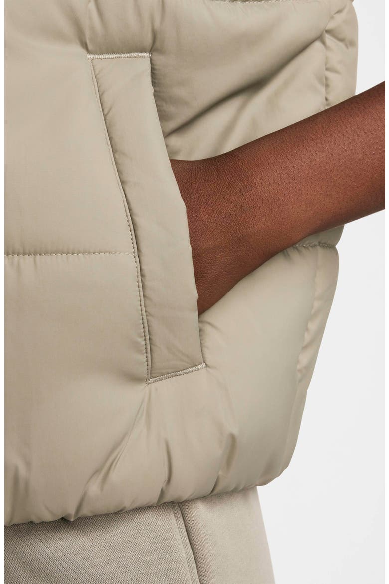 Sportswear Therma-FIT Classic Puffer Vest, Alternate, color, LIGHT ARMY/ WHITE