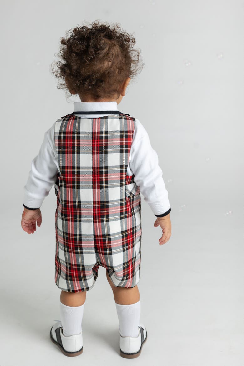 Plaid Shortall, Alternate, color, Red and White Plaid