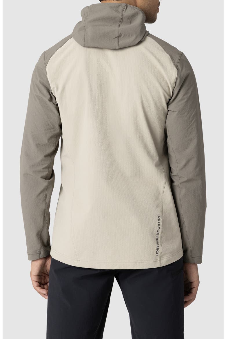 Freewheel Mountain Bike Half Zip Hoodie, Alternate, color, PRO KHAKI/ GRAVEL