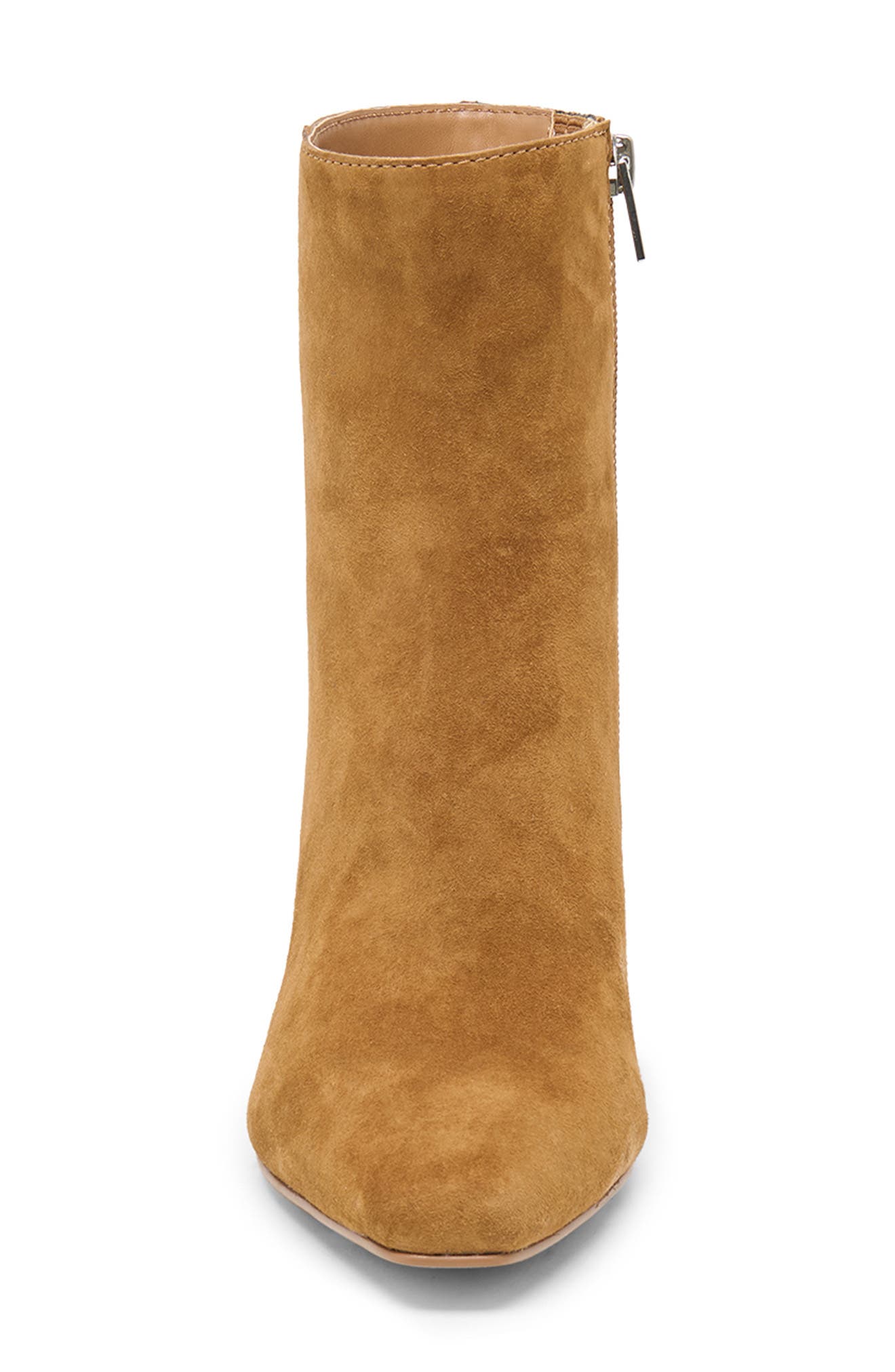 Bayra Leather Bootie, Alternate, color, LIGHT BROWN SUEDE