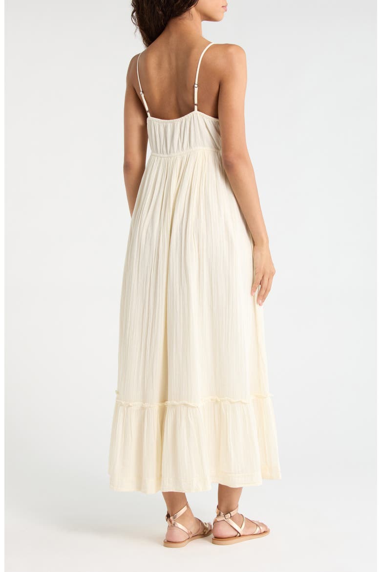Embroidered Cotton Sundress, Alternate, color, CREAM