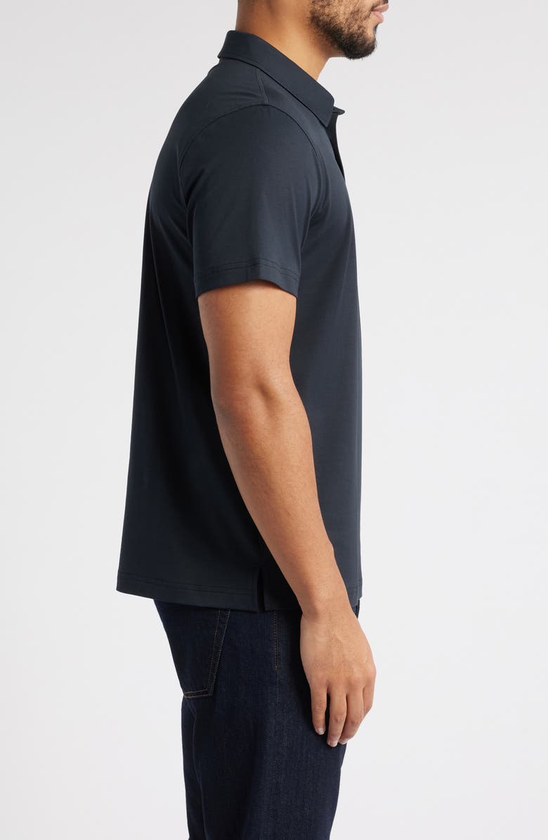 AG Bryce Short Sleeve Polo, Alternate, color, True Black