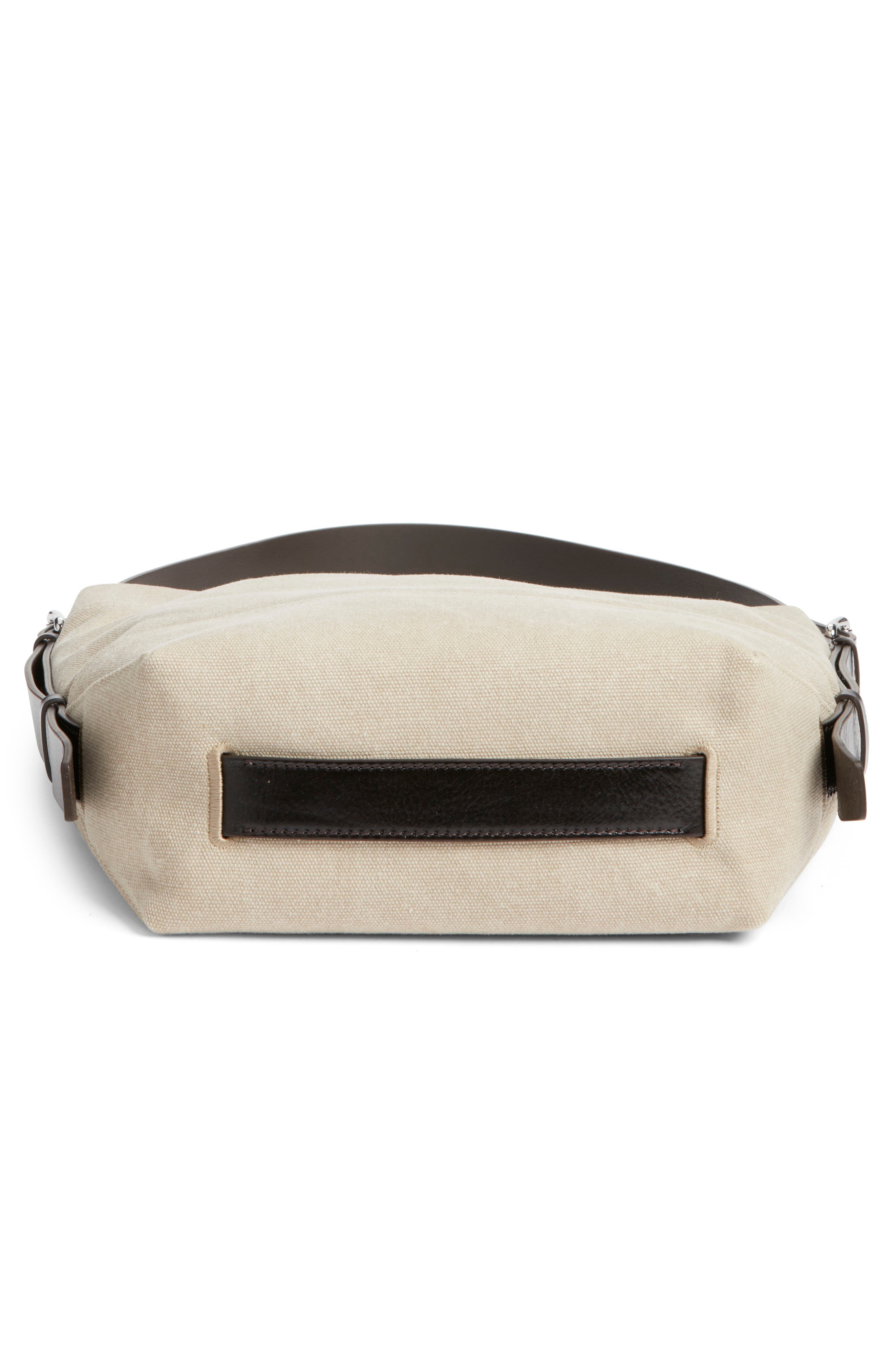 Lemaire Small Belted Canvas Tote, Alternate, color, Dark Linen