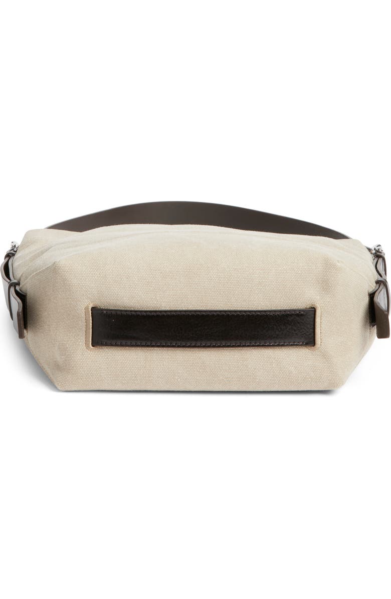 Lemaire Small Belted Canvas Tote, Alternate, color, Dark Linen