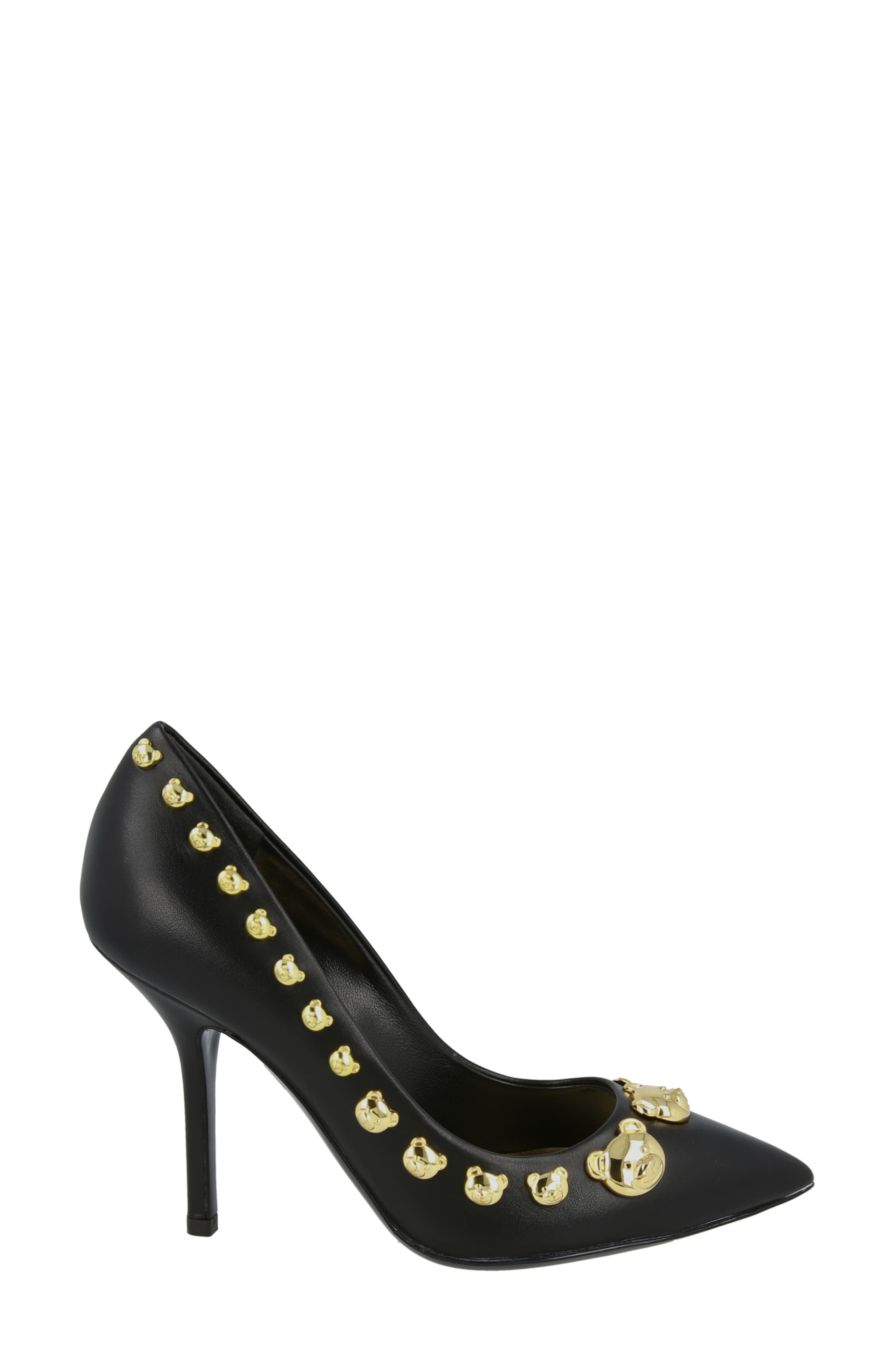 Moschino Teddy Bear Stud Pump, Alternate, color, 