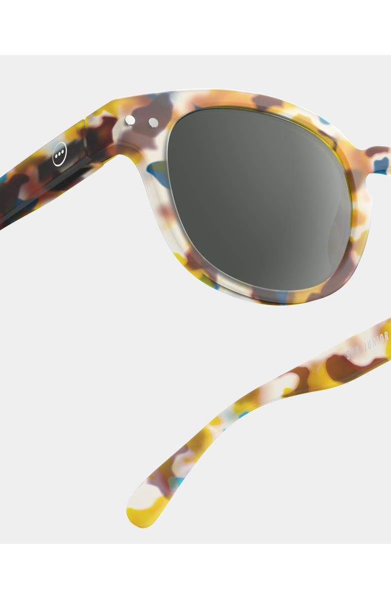 IZIPIZI #C 41mm Square Kids Junior Sunglasses, Alternate, color, Blue Tortoise