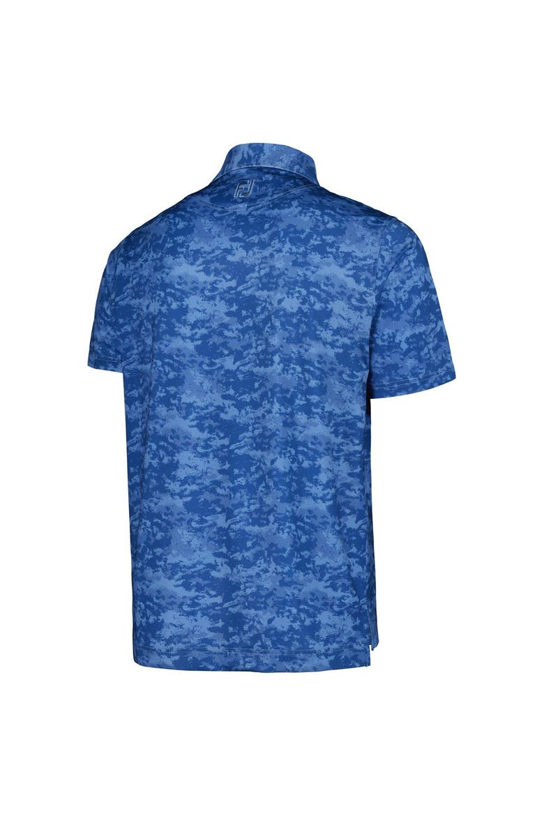 Men's FootJoy Charcoal TOUR Championship Cloud Camo ProDry Polo, Alternate, color, Charcoal