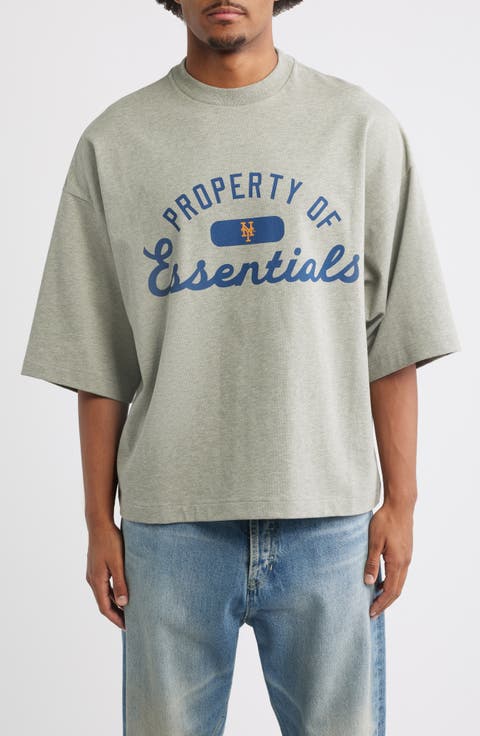 x MLB Mets Cotton Graphic T-Shirt