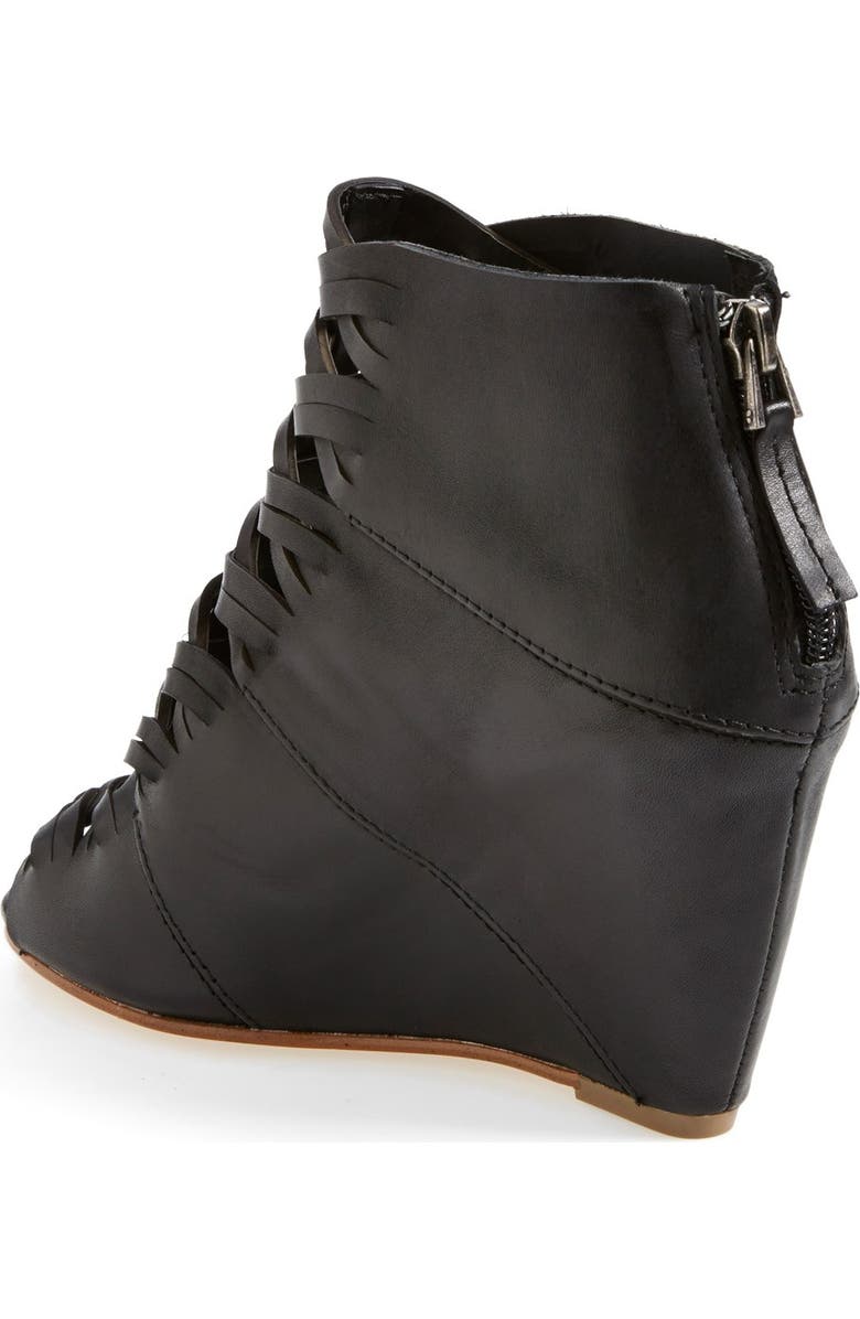 DV FOOTWEAR DV by Dolce Vita 'Sumner' Peep Toe Wedge Bootie, Alternate, color,