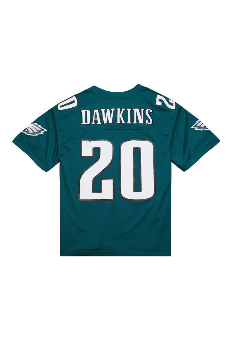Men's Mitchell & Ness Brian Dawkins Green Philadelphia Eagles Legacy Replica Jersey, Alternate, color, Green