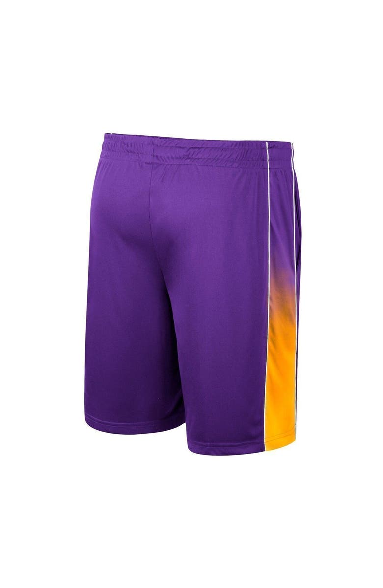 COLOSSEUM Men's Colosseum Purple ECU Pirates Lazarus Shorts, Alternate, color,