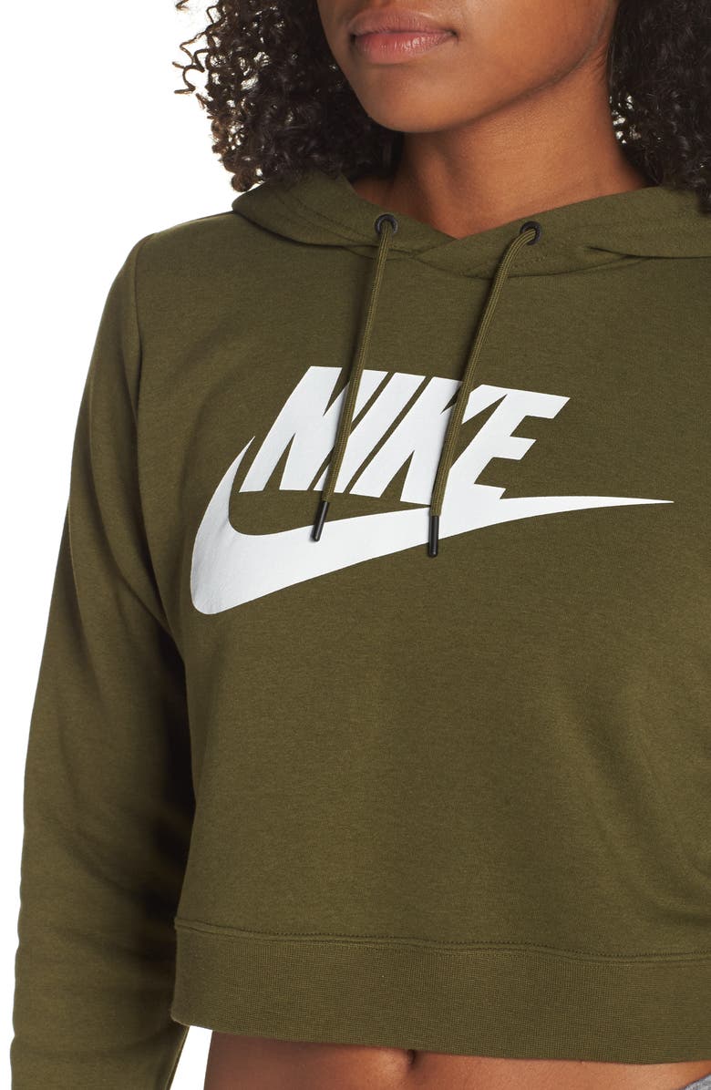 Nike Sportswear Rally Crop Hoodie, Alternate, color,
