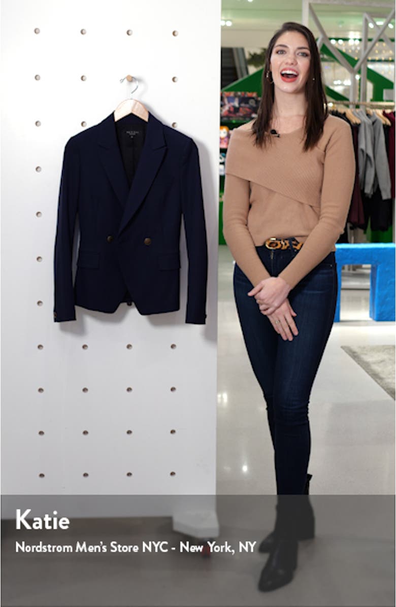 Fletcher Wool Stretch Twill Blazer, sales video thumbnail