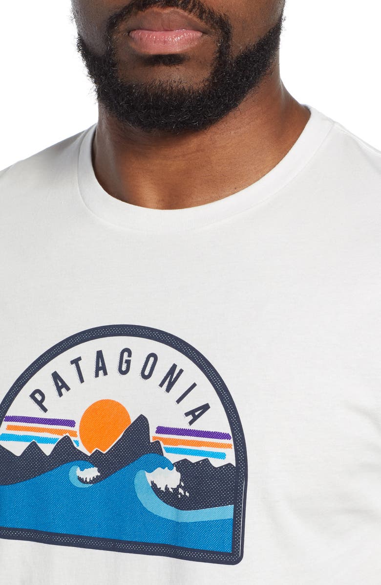 Patagonia Boardie Badge Organic Cotton T-Shirt, Alternate, color, 