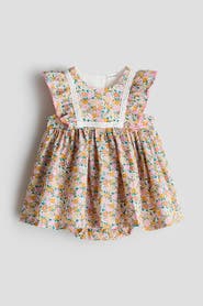 H&M Cotton Muslin Bodysuit Dress