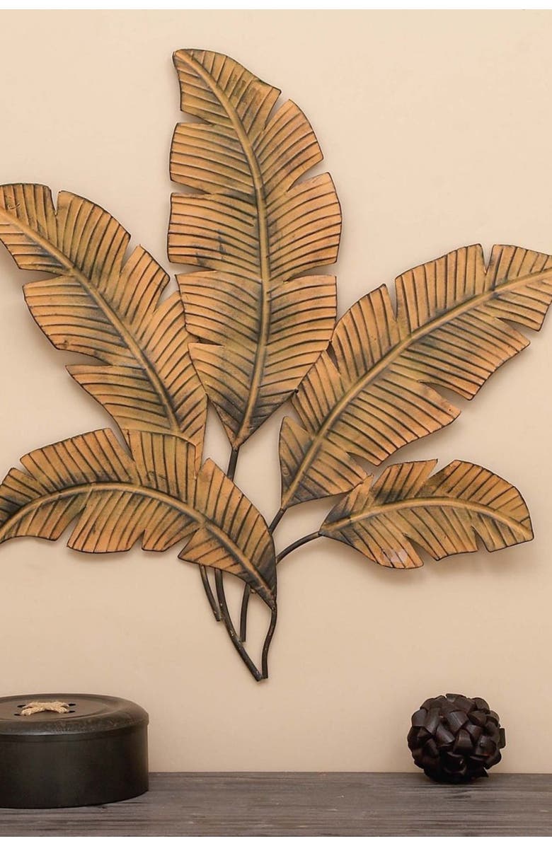 WILLOW ROW RUSTIC STYLE LARGE BROWN METAL, Alternate, color,