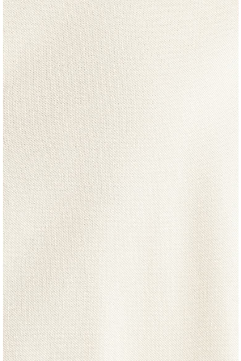 Cotton Piqué Button-Up Shirt, Alternate, color, CREAM