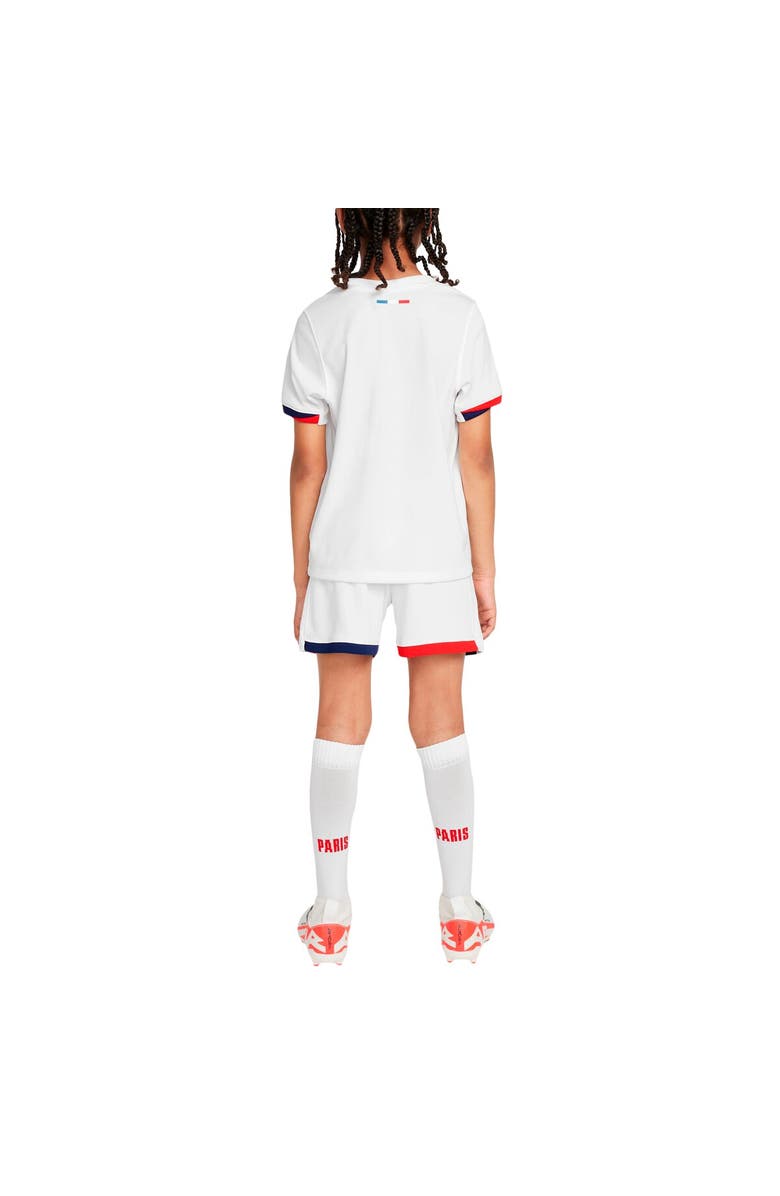Nike Preschool Nike Paris Saint-Germain 2024/25 Away Little Kids Kit Set, Alternate, color, White