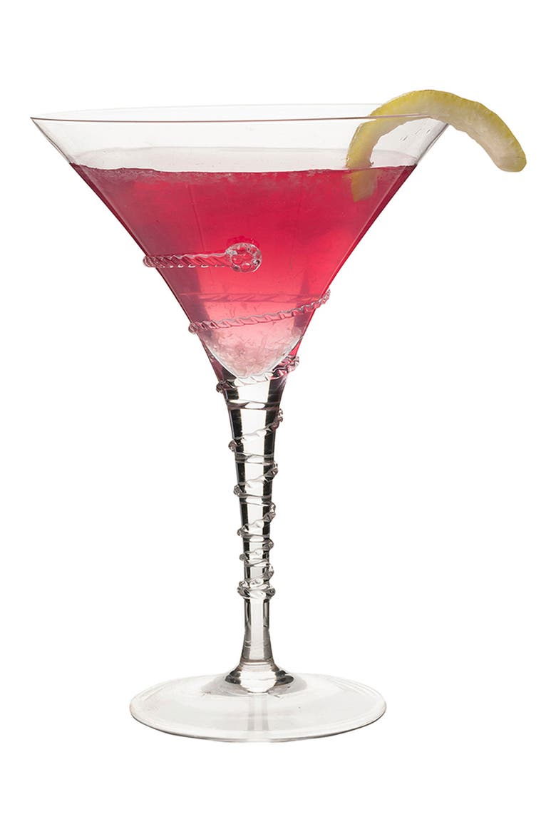 Amalia Martini Glass, Alternate, color, CLEAR