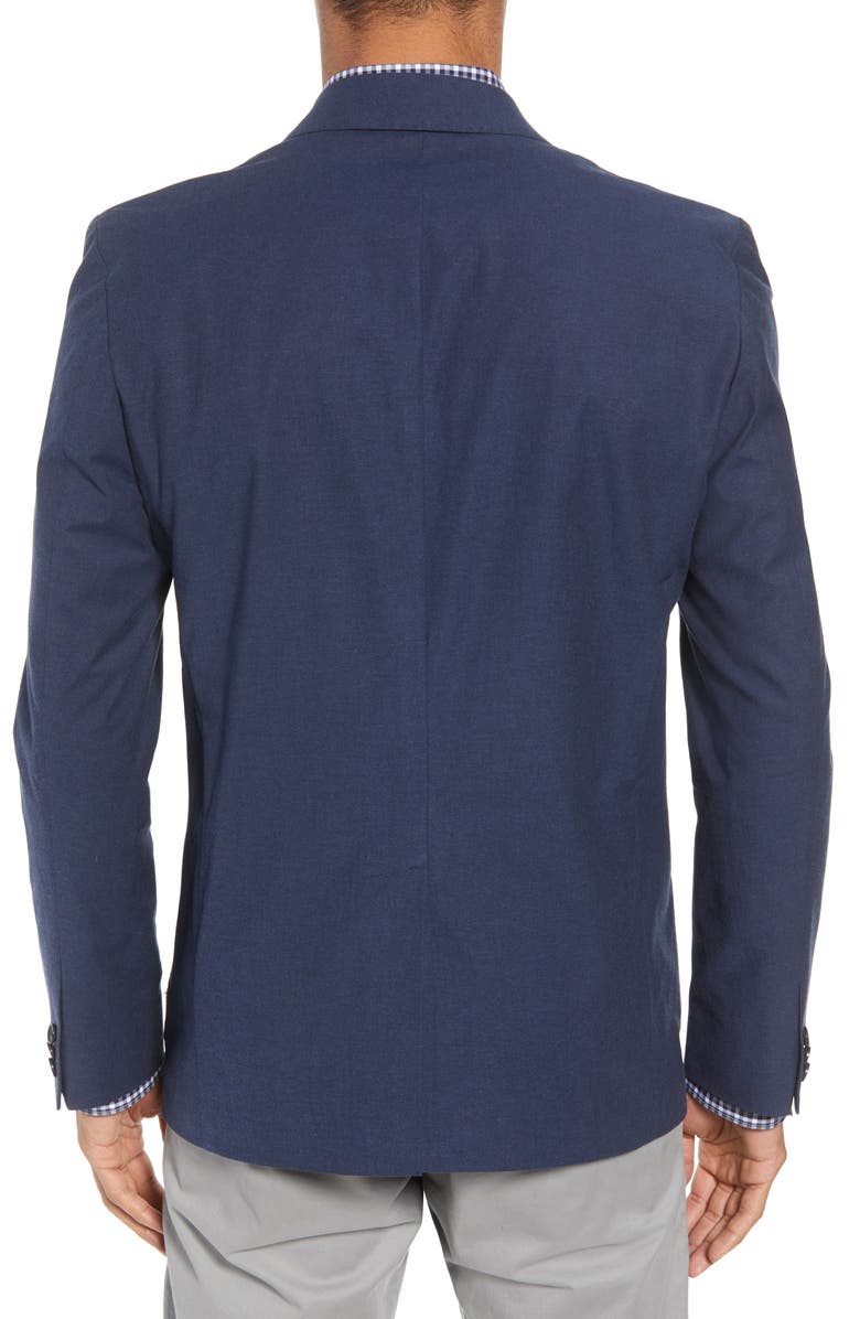 NORDSTROM MEN'S SHOP Washed Stretch Cotton Blazer, Alternate, color,