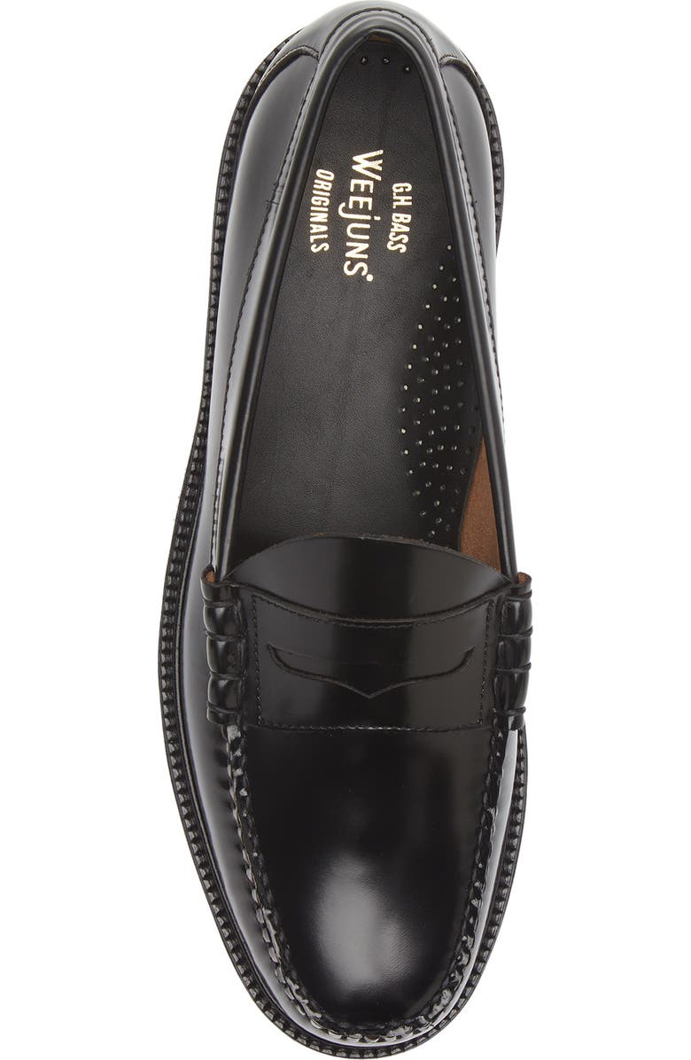 G.H.BASS Larson Lug Loafer, Alternate, color, Black