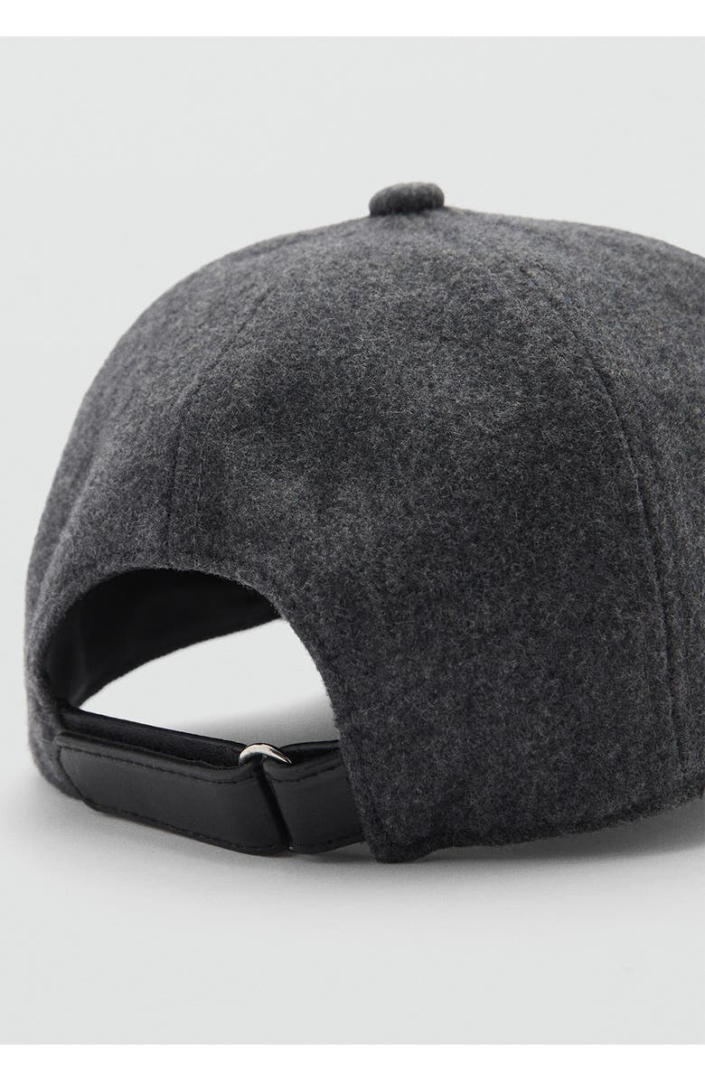 MANGO Wool Blend Baseball Cap, Alternate, color, 
