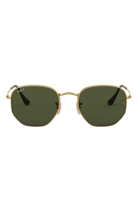 51mm Polarized Geometric Sunglasses