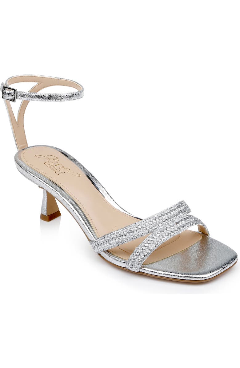 Jewel Badgley Mischka Hayzel Ankle Strap Sandal, Main, color,