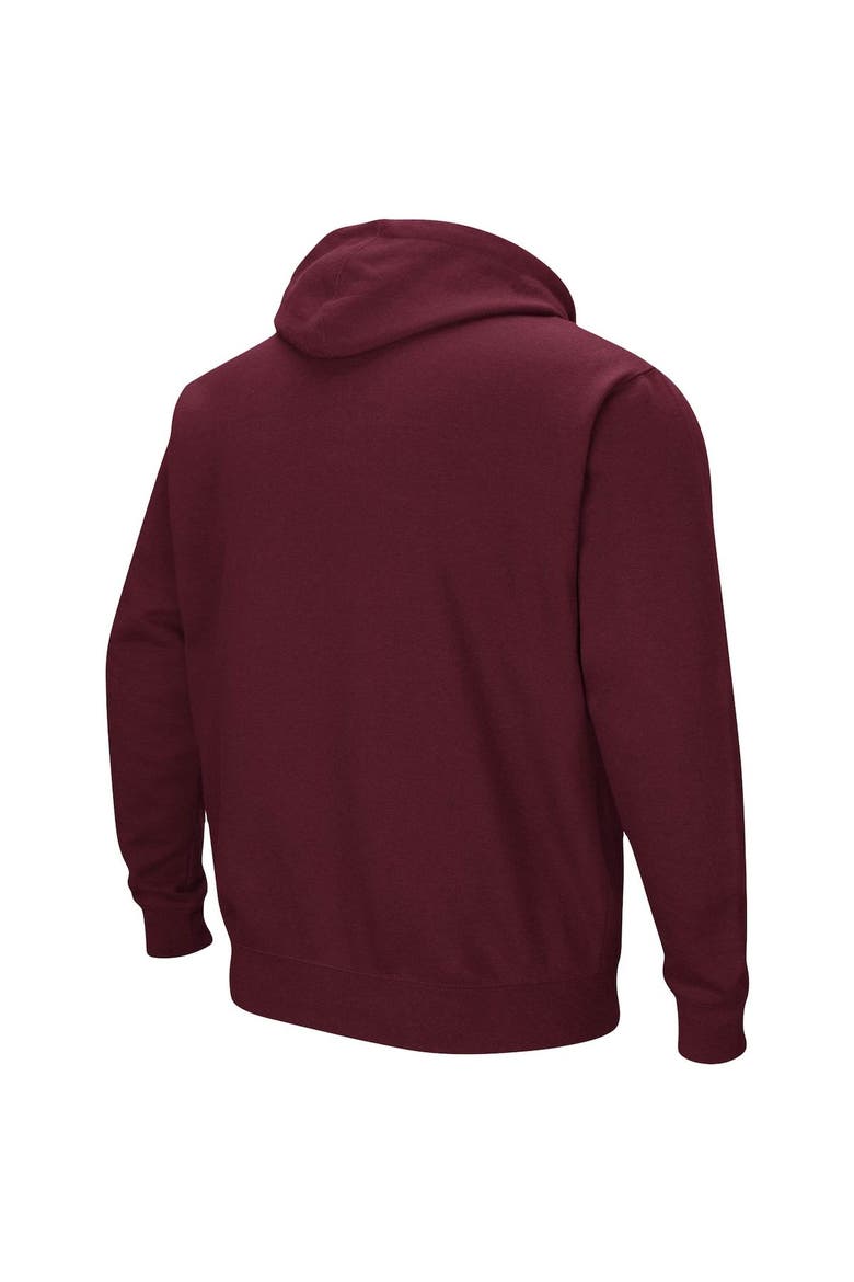 Men's Colosseum Maroon Virginia Tech Hokies Big & Tall Arch & Logo 2.0 Pullover Hoodie, Alternate, color, Maroon