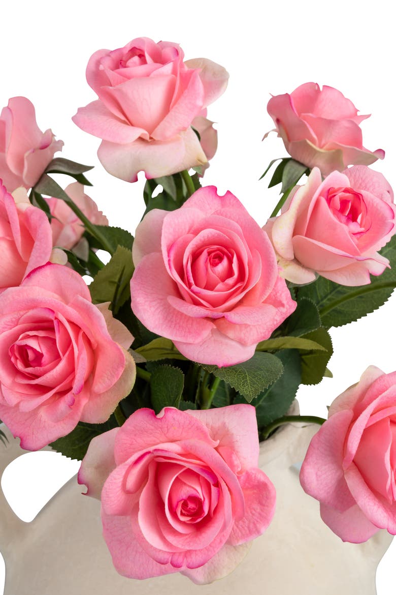 Alira RealTouch Rose Arrangement, Alternate, color, Pink