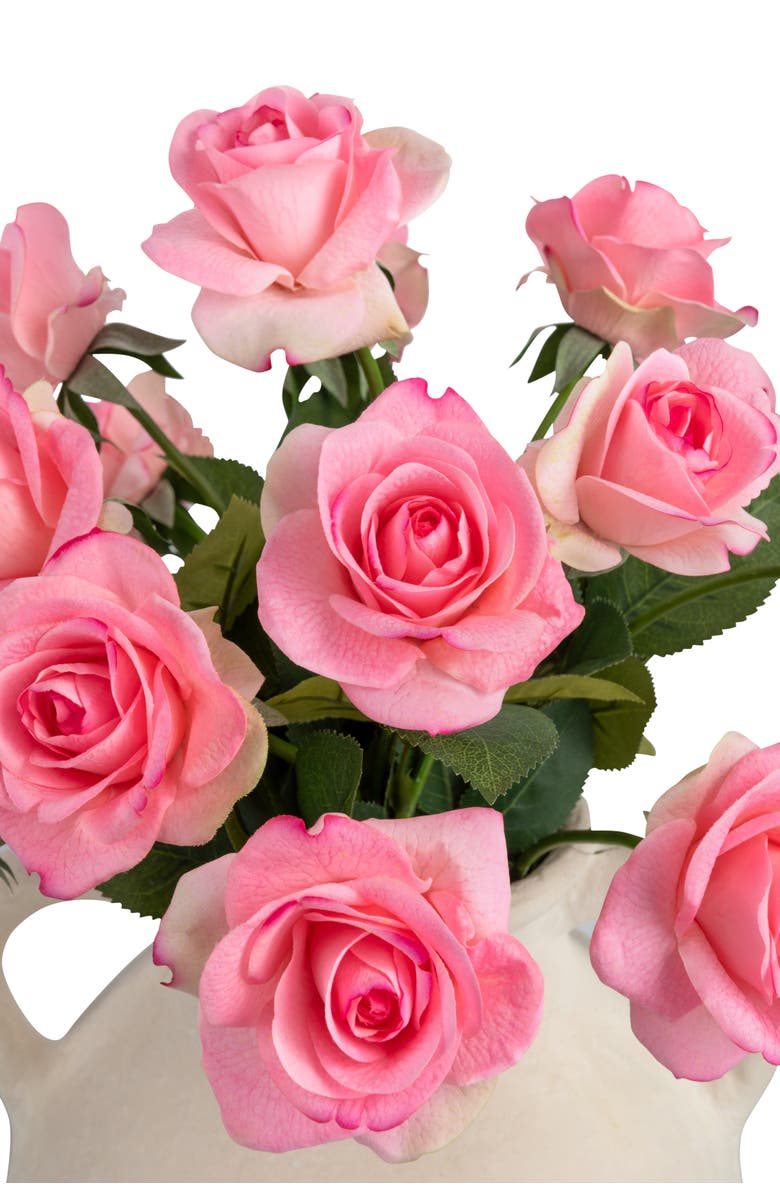CocoBella Alira RealTouch Rose Arrangement, Alternate, color, Pink