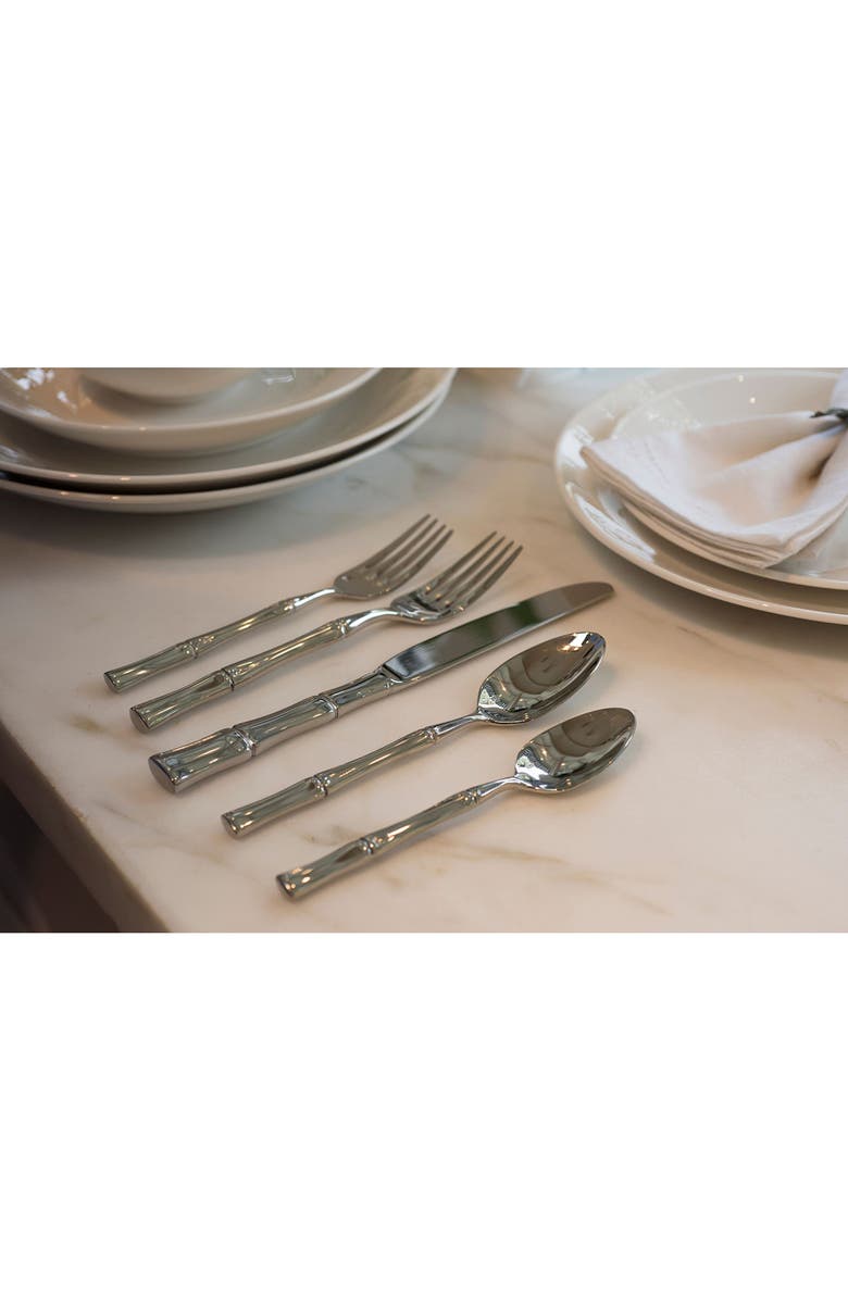Fortessa Royal Pacific 5-Piece Place Setting, Alternate, color, Silver